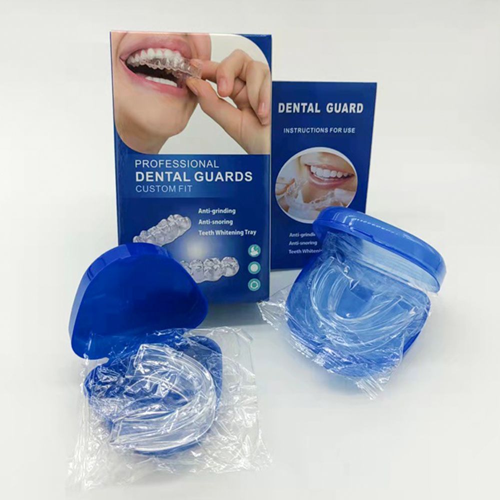 Teeth Whitening For Trays - บดแน่นหยุดการนอนกรนกล่องฟันทันตกรรม Care Night Mouthguard จัดฟันกล่องฟอกสีฟันถาด Bleach