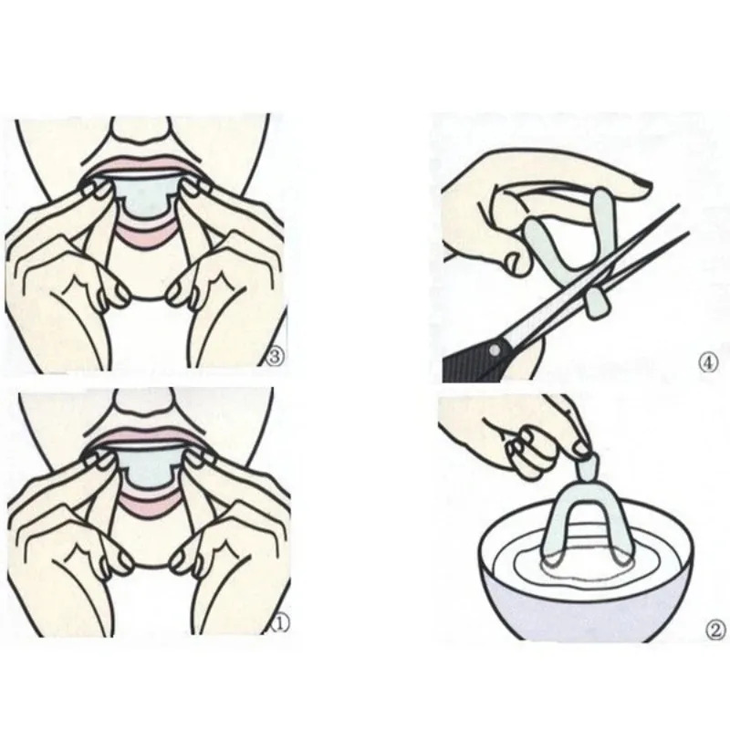 1/3/6 คู่ ที่ครอบฟันซิลิโคน ที - Teeth Whitening Mouth Guard บทวิจารณ์และราคา