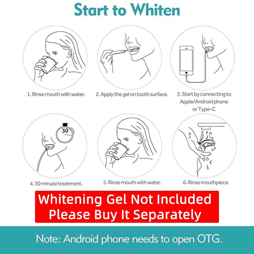 ชุดอุปกรณ์ฟอกสีฟัน Vaclav พร้อ - Teeth Whitening With Laser บทวิจารณ์และราคา