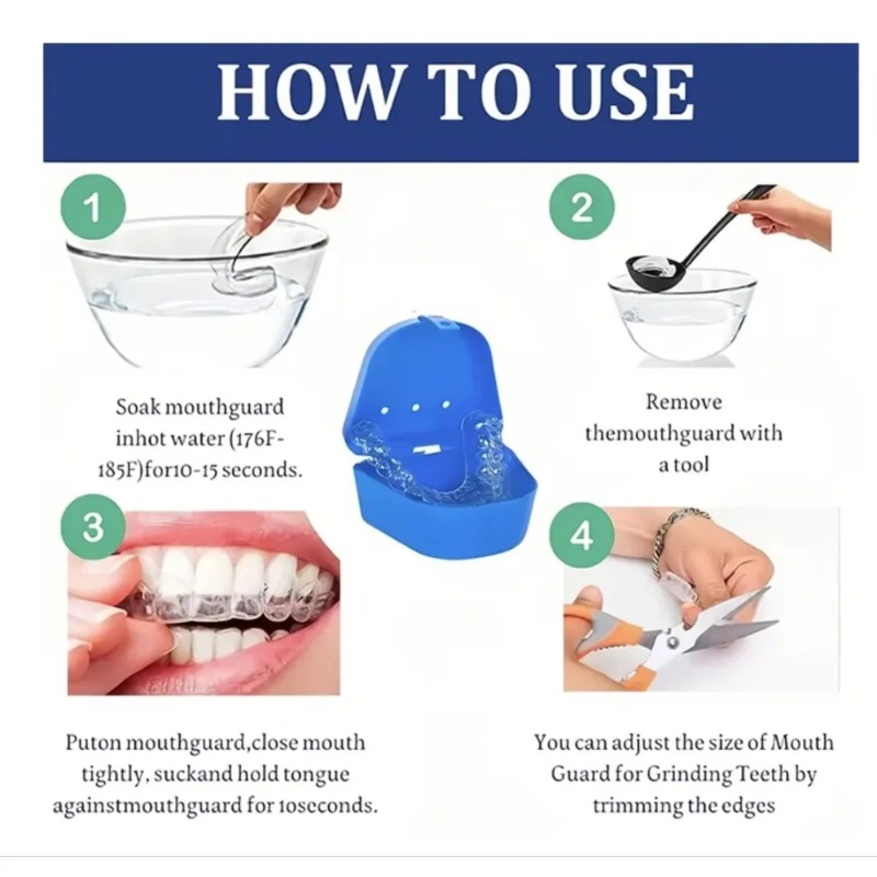 ที่ครอบฟันป้องกันการนอนกัดฟัน  - Teeth Whitening Mouth Guard บทวิจารณ์และราคา