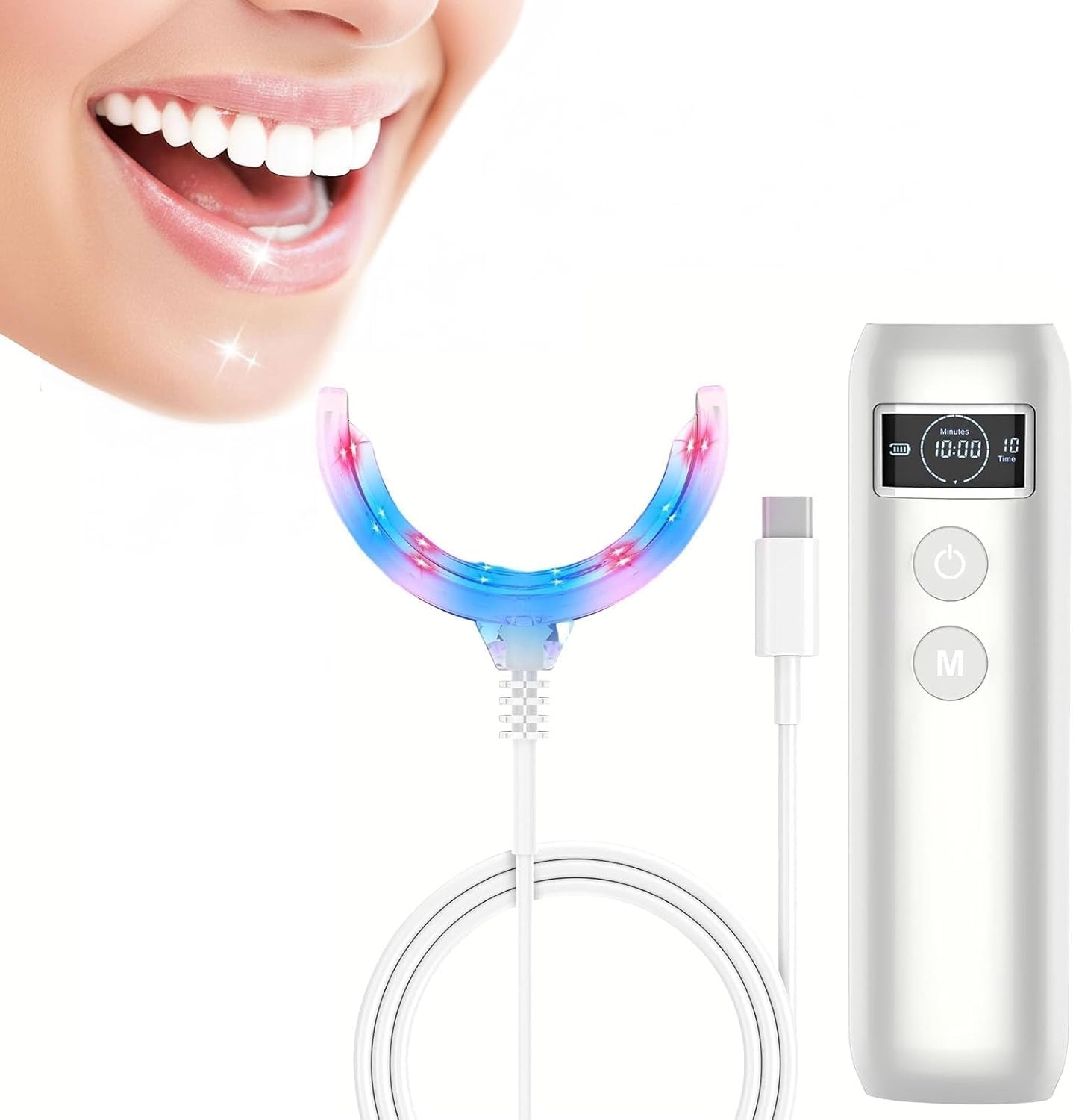 โคมไฟเร่งการฟอกฟันขาว แสงสีฟ้า - Teeth Whitening For Trays บทวิจารณ์และราคา