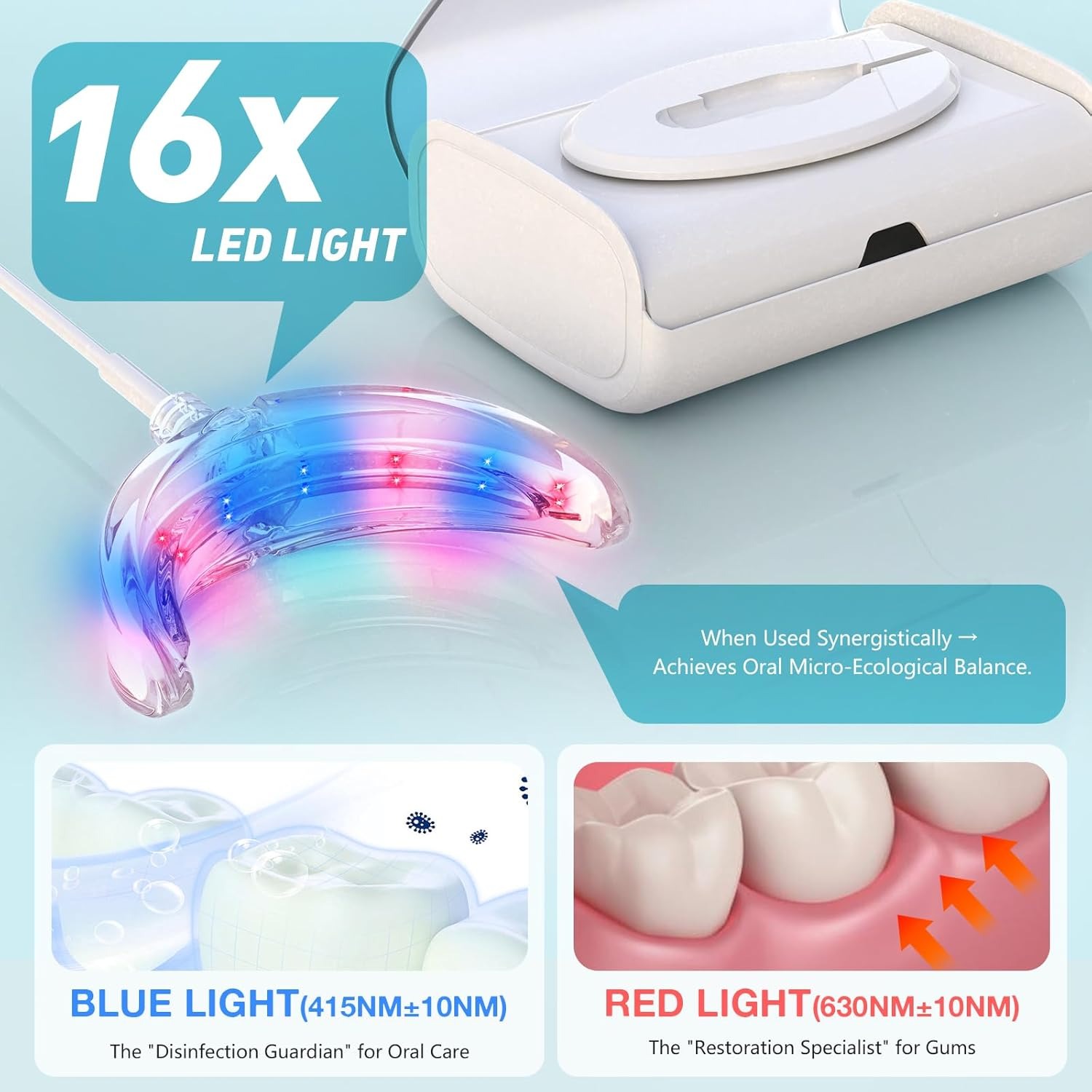 โคมไฟเร่งการฟอกฟันขาว แสงสีฟ้า - Teeth Whitening For Trays บทวิจารณ์และราคา